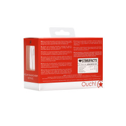 Ouch! Plug Bijou Anal Silicone Heart Rouge 6 x 2.8 cm